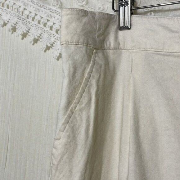 Apt 9 Linen Blend Embroidered Casual Shorts XL - Picture 4 of 8